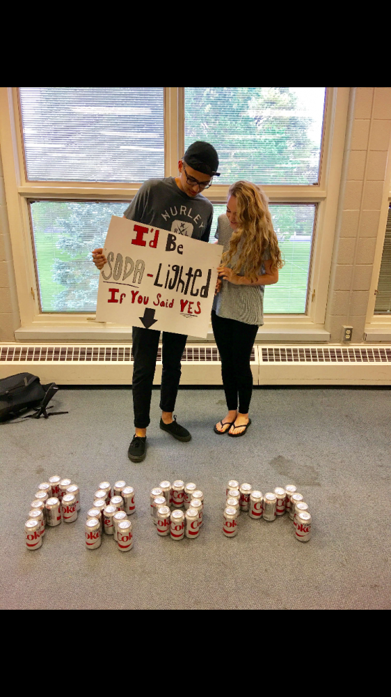 Josue asking Camryn to Prom through her obsession with diet coke