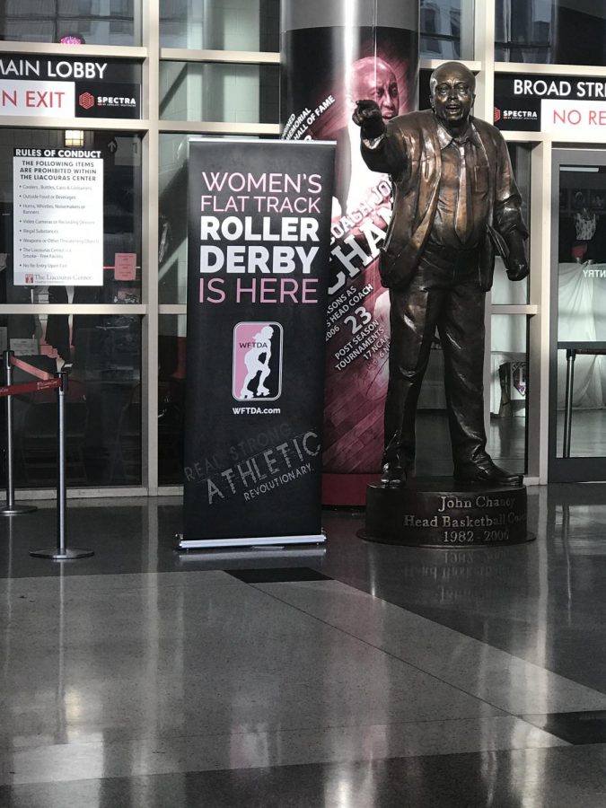 This is a sign that was displayed at the WFTDA International Championships.