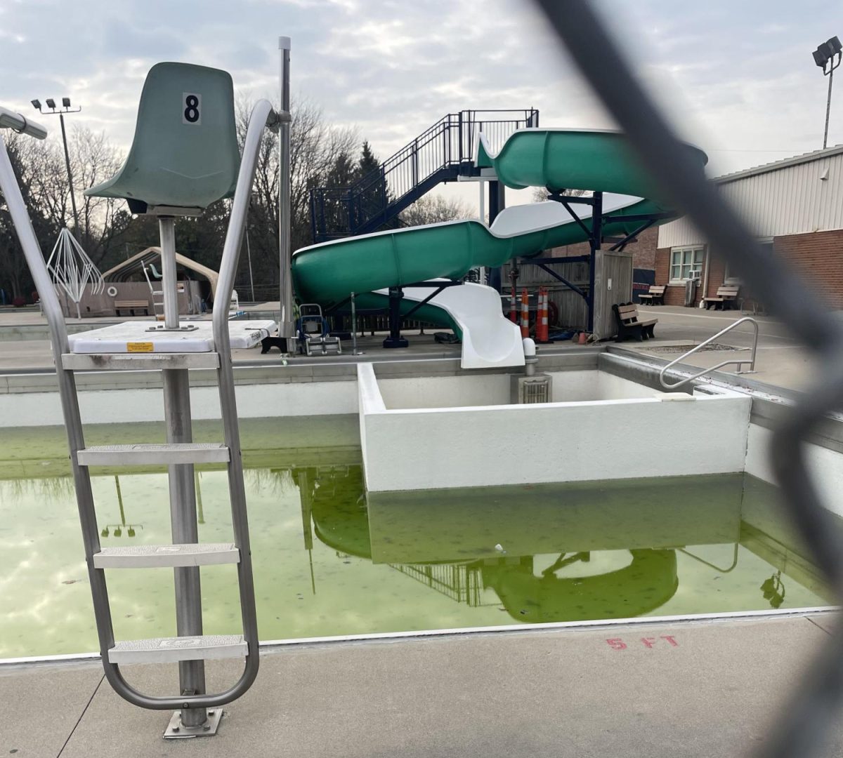 The Worthington Pool sits vacant during the off season. The pool is slated for major renovations in the near future after the passage of Issue 19 on Nov. 5.