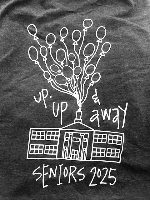 The TWHS 2025 Senior t-shirt