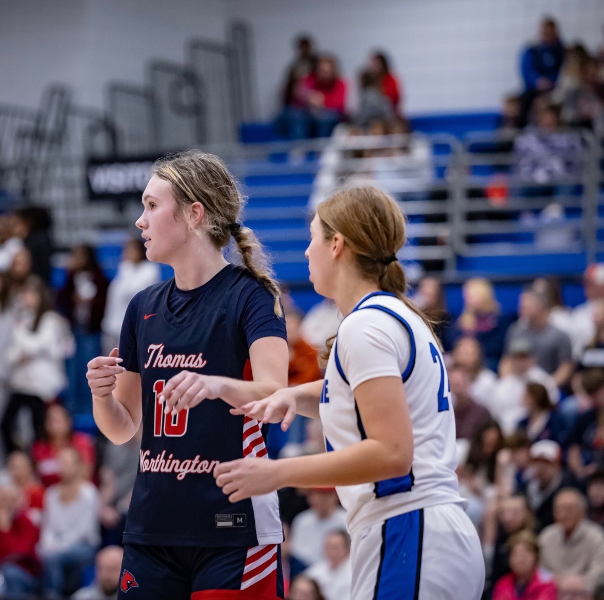 At Foward, 6'0 Sophomore, Number 1 Zoe Fourman